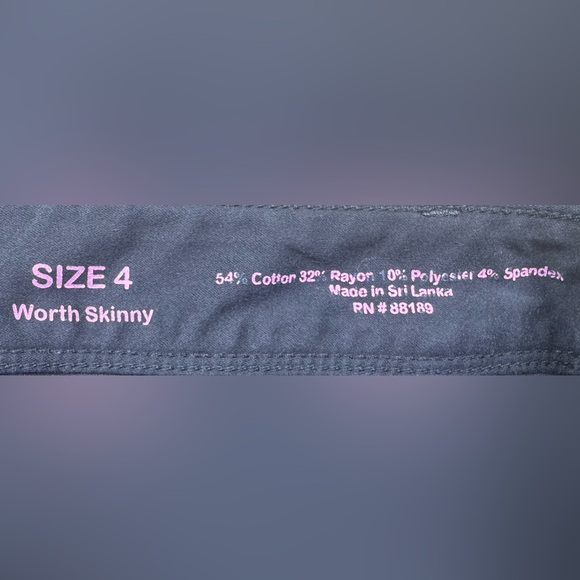 Lilly Pulitzer Worth Skinny Pant Low Rise Black Women’s 4 - Picture 8 of 13